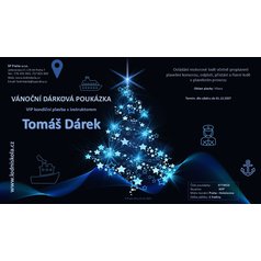 Vánoční dárková poukázka na VIP kondiční plavbu