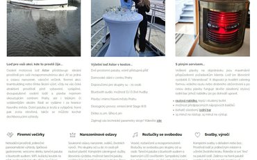Spustili jsme nový web lodě Astor